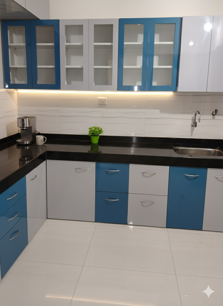 Modern kitchen view 1