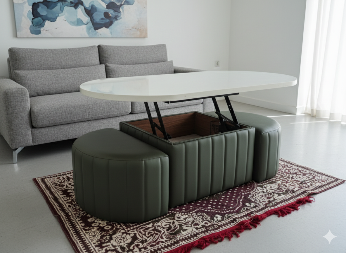 Front view of Rattan Woven Dining Chair